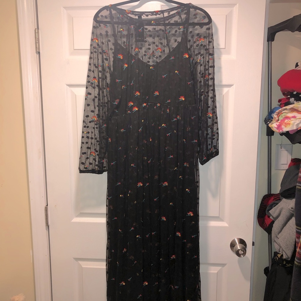 2X TORRID NWT mesh dress with matching slip